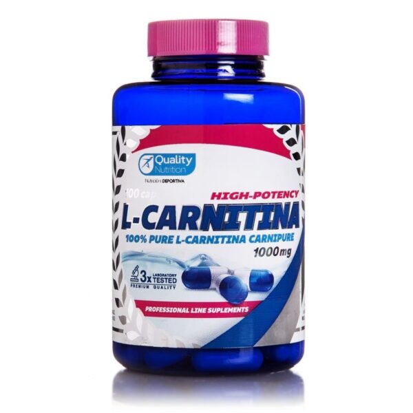 L-Carnitina 100 cp de Quality Nutrition