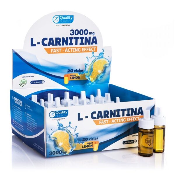 L-Carnitina 20 viales de Quality Nutrition