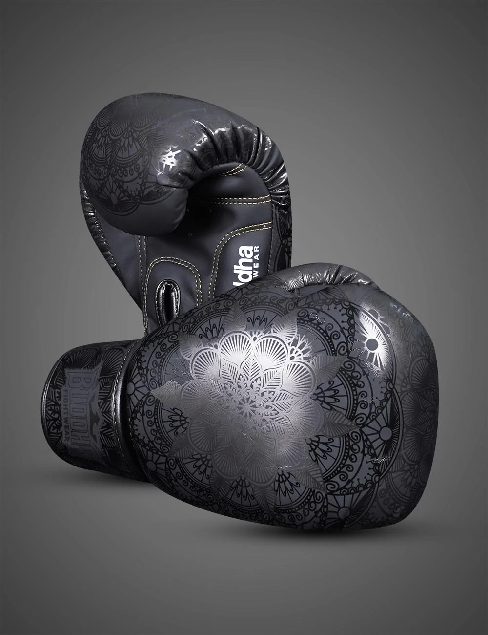 GUANTES BUDDHA DARK MANDALA NEGRO