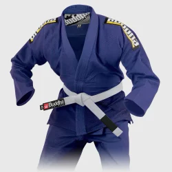 GI JIUJITSU BUDDHA INFINITY AZUL NAVY+ CINTURON BLANCO