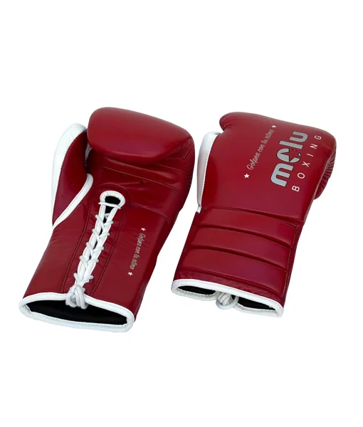 GUANTES PIEL CUERDAS BOWIE de Molu Boxing - Imagen 2